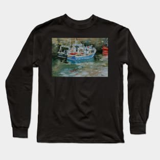 Boats in the snow Long Sleeve T-Shirt